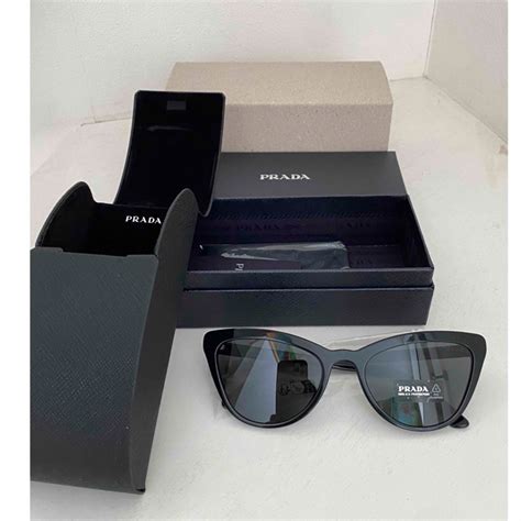 prada spr 01v col.1ab-5s0 cal.56 new occhiali da sole-sunglasses|Prada Women's SPR01V SPR/01/V 1AB.